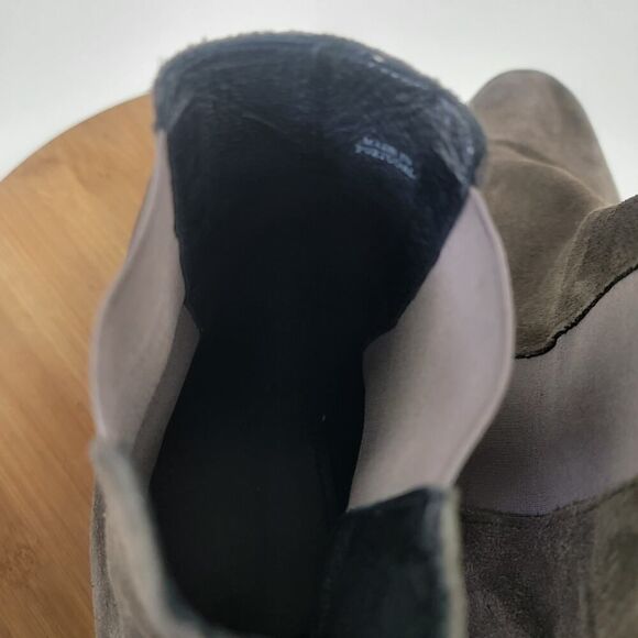 Allsaints Men's size EU 44 US 10.5 Brown Suede Ankle Chelsea Boots Slip On - Picture 9 of 15